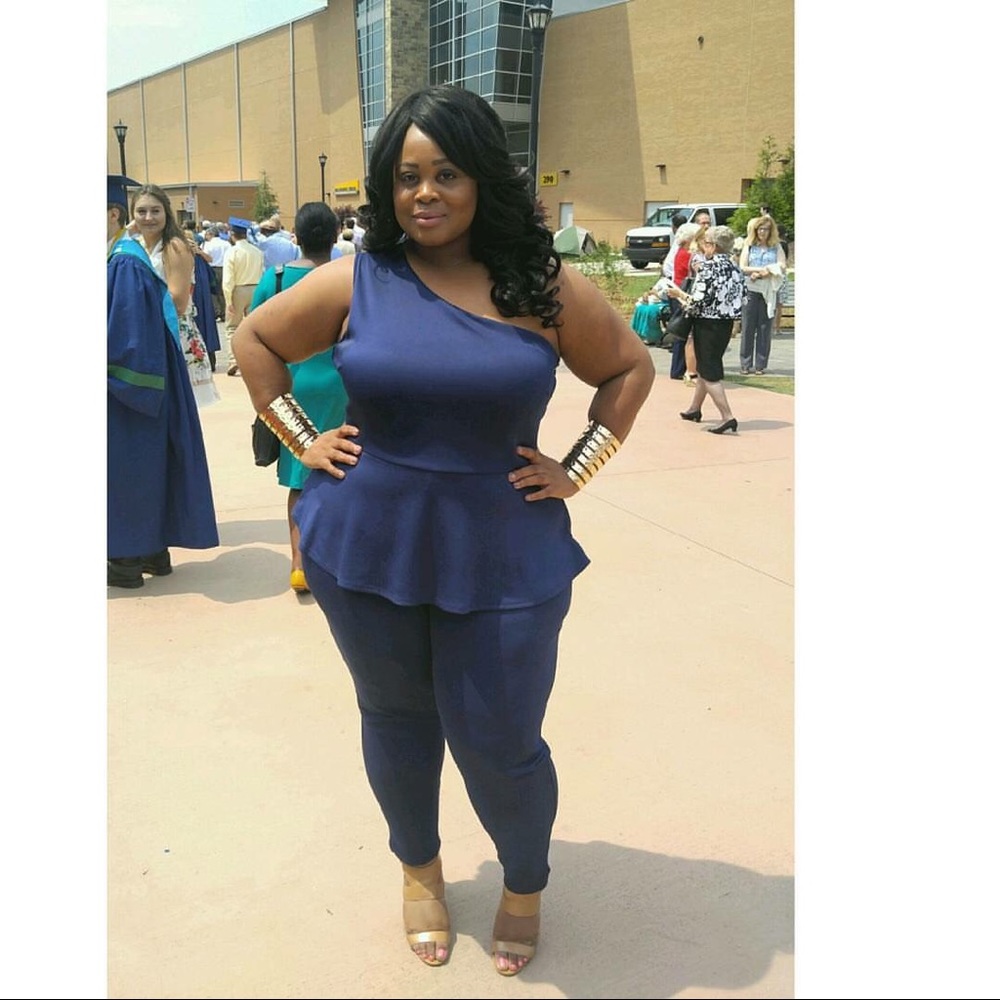 Asymmetrical jumpsuit